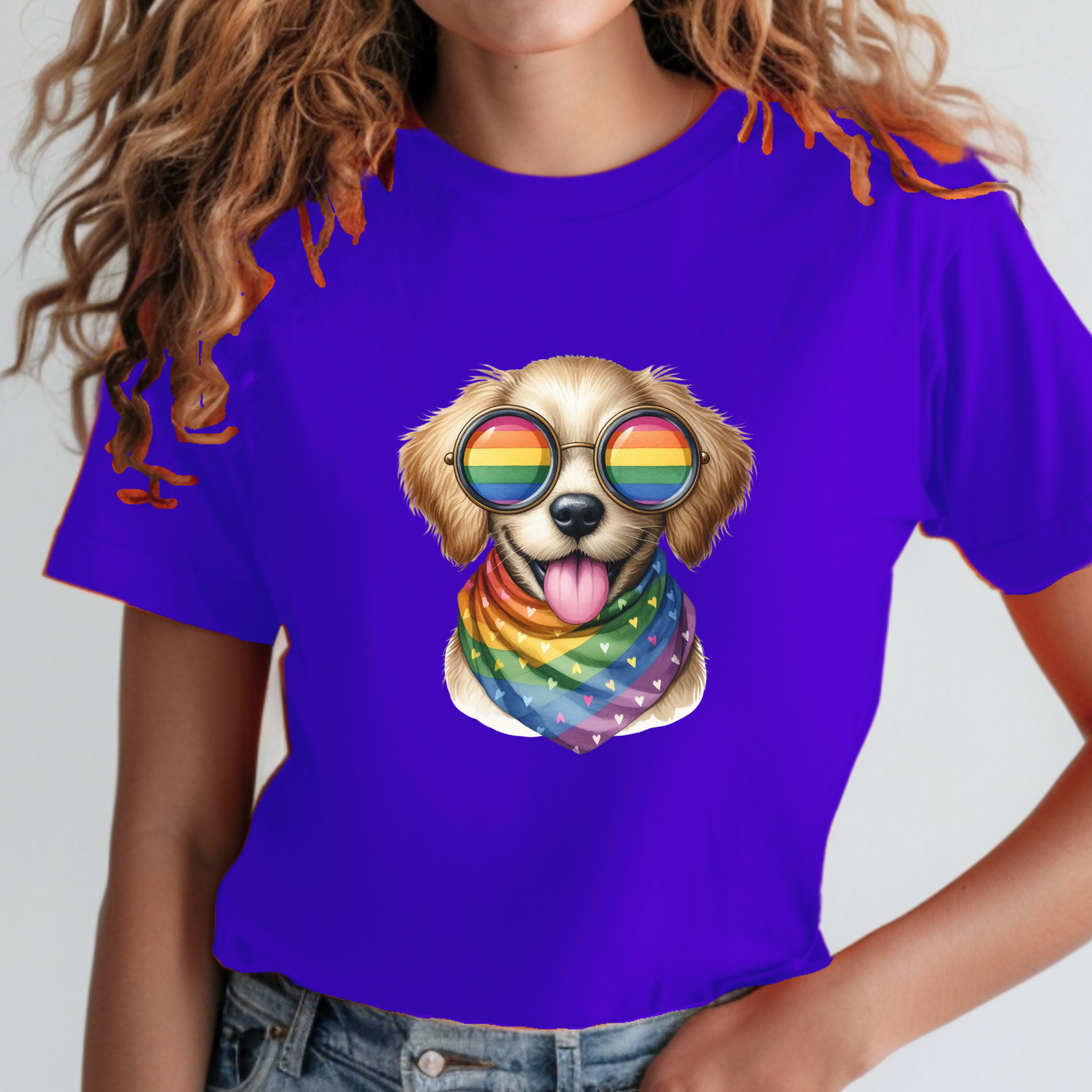 Pride Animals T-Shirt -Sparkles the Dog