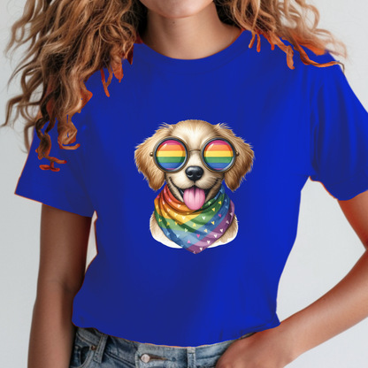 Pride Animals T-Shirt -Sparkles the Dog