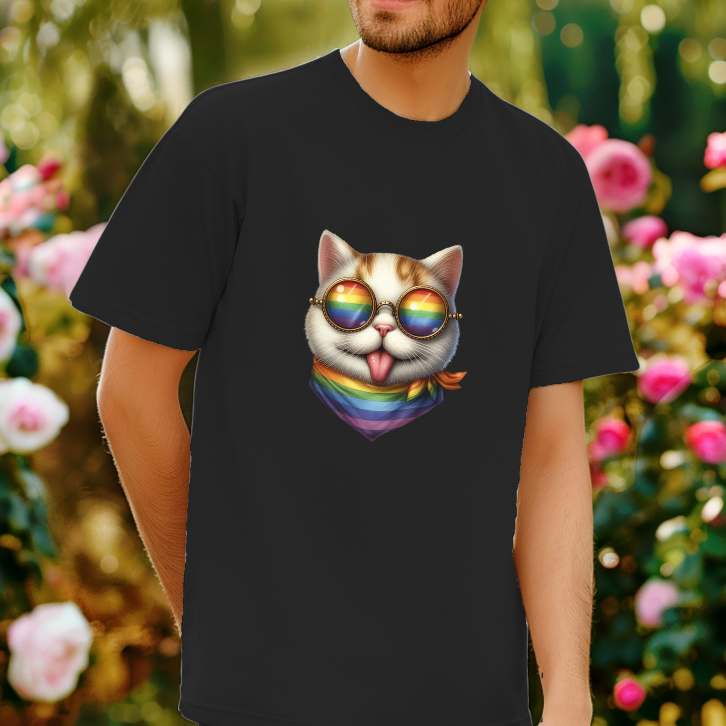 Pride Animals T-Shirt - Happy Cat