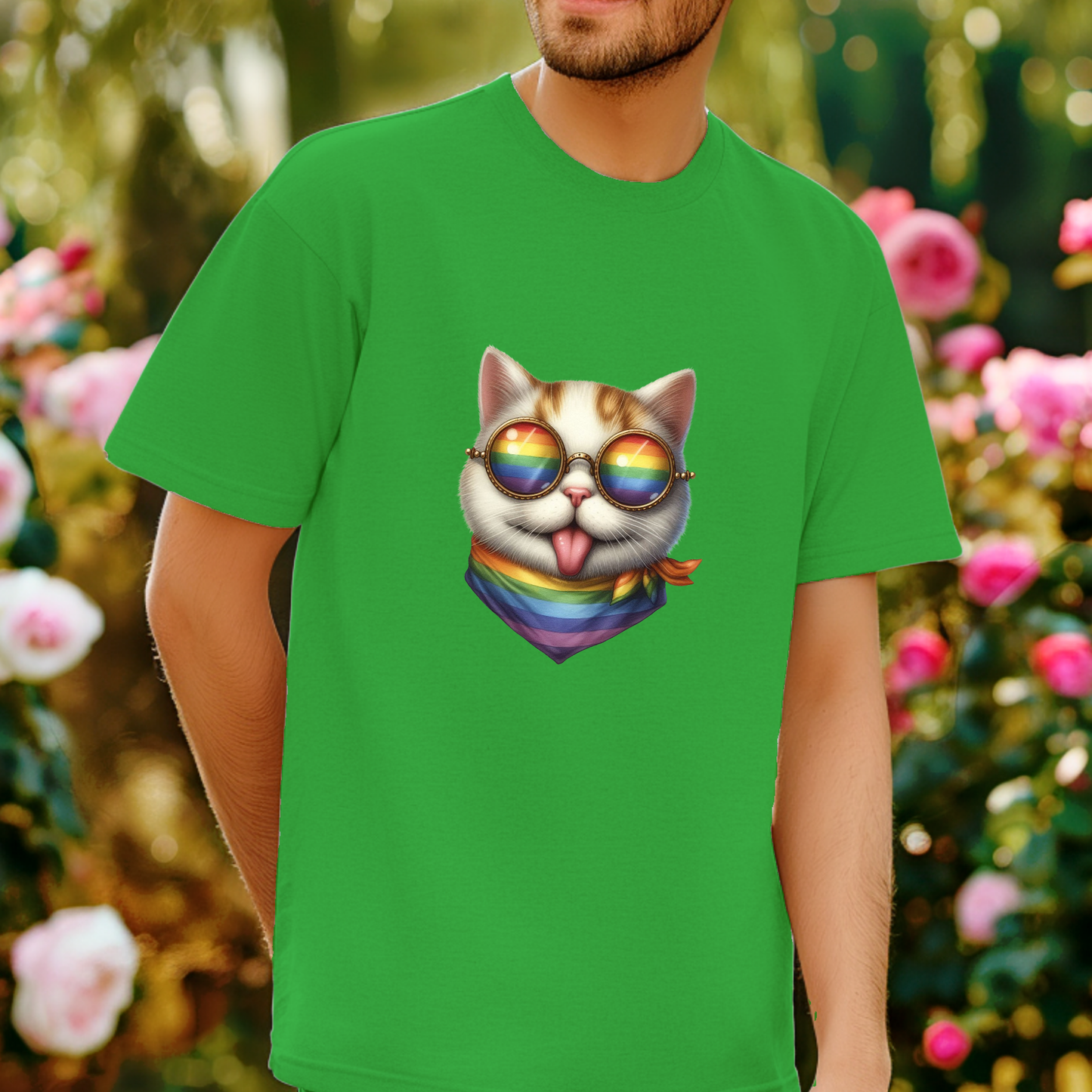 Pride Animals T-Shirt - Happy Cat