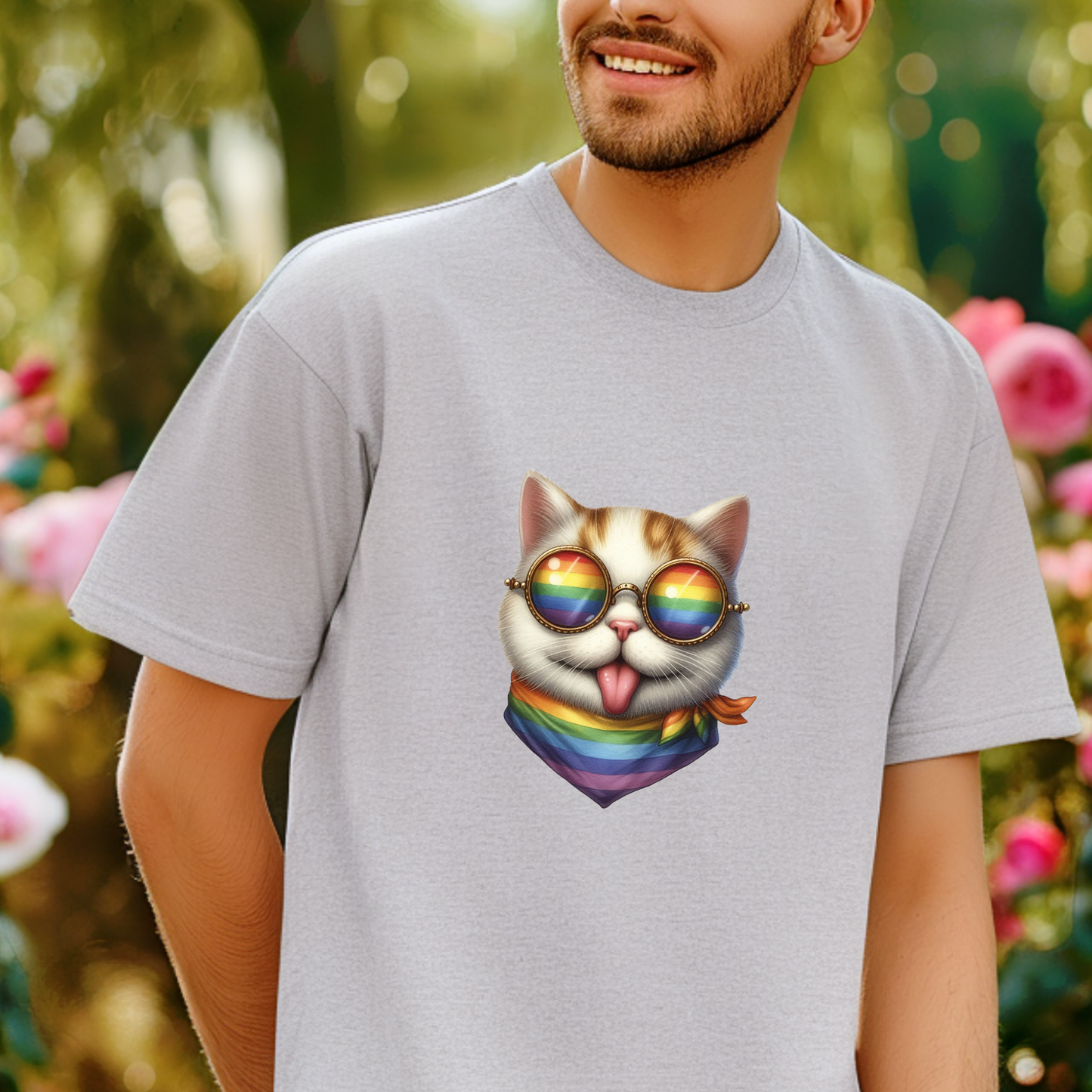 Pride Animals T-Shirt - Happy Cat