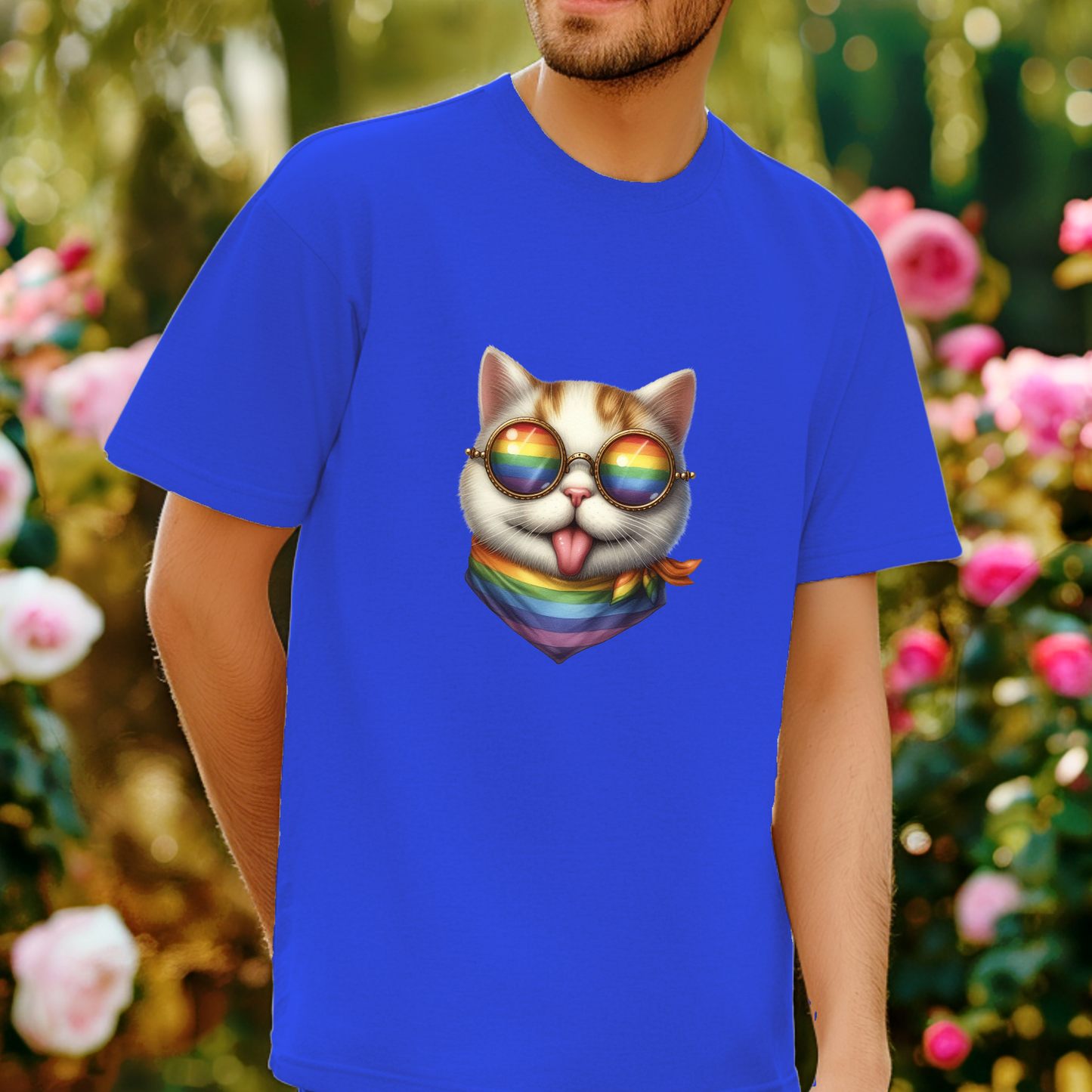 Pride Animals T-Shirt - Happy Cat