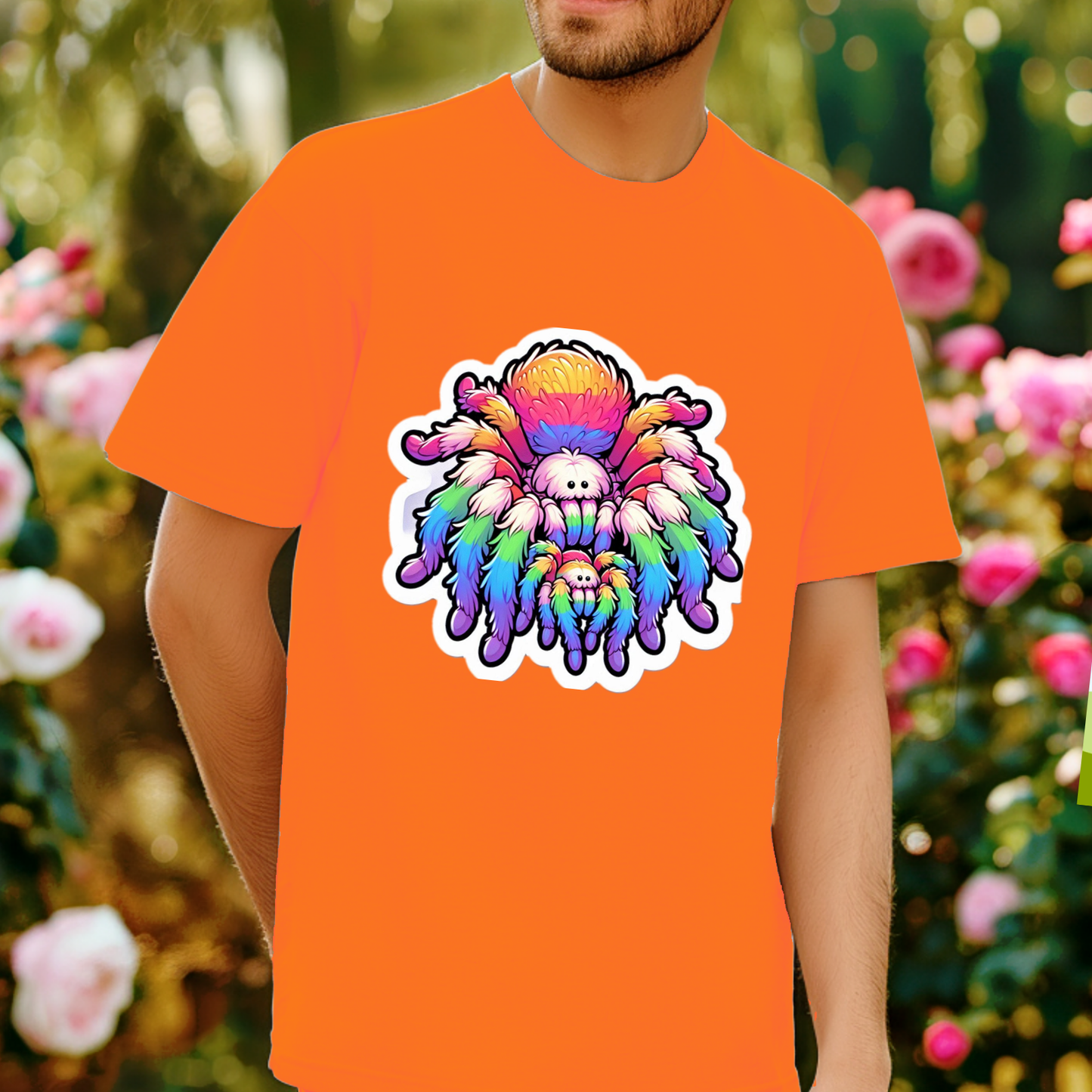 Rainbow Animals T-Shirt Collection: Tarantulas