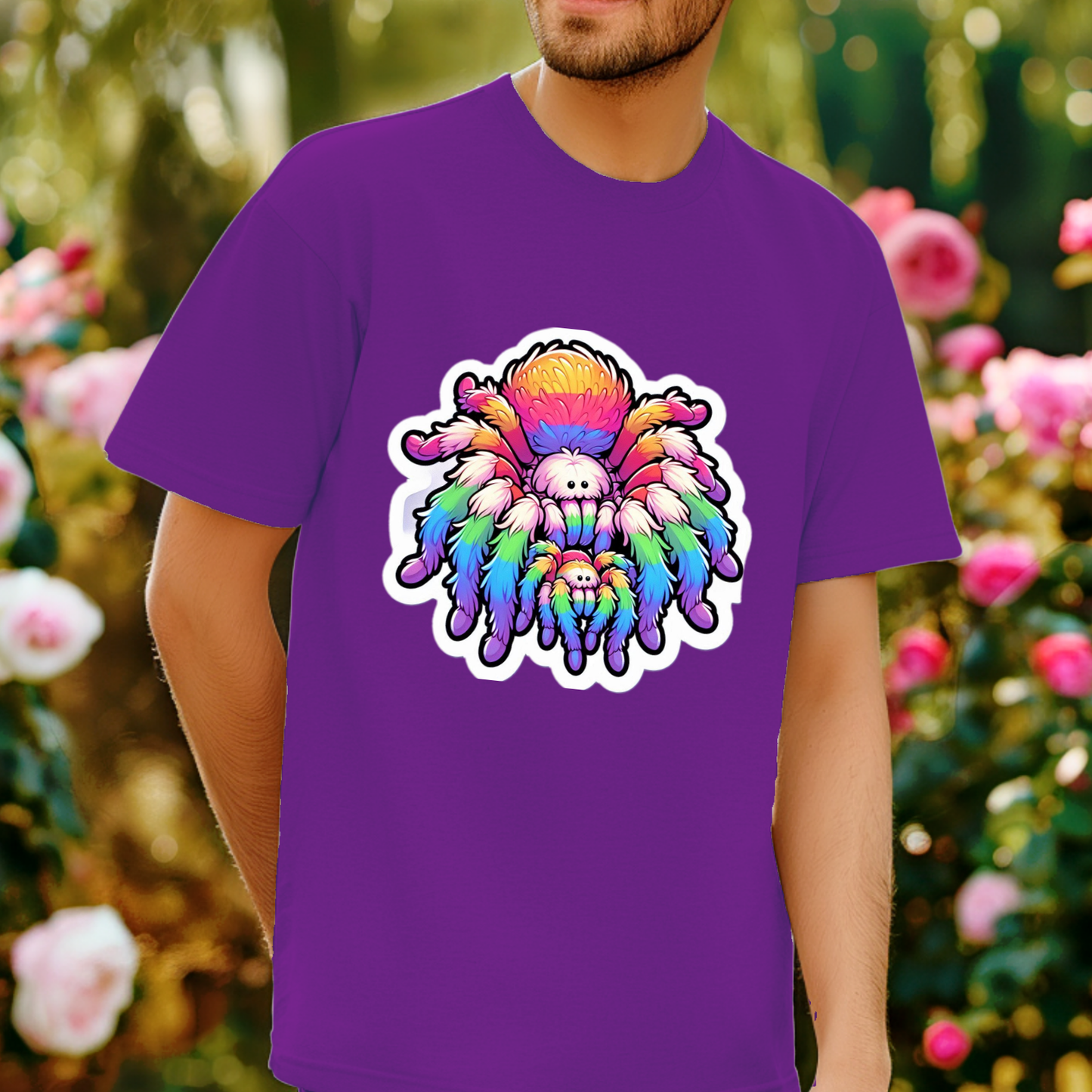 Rainbow Animals T-Shirt Collection: Tarantulas