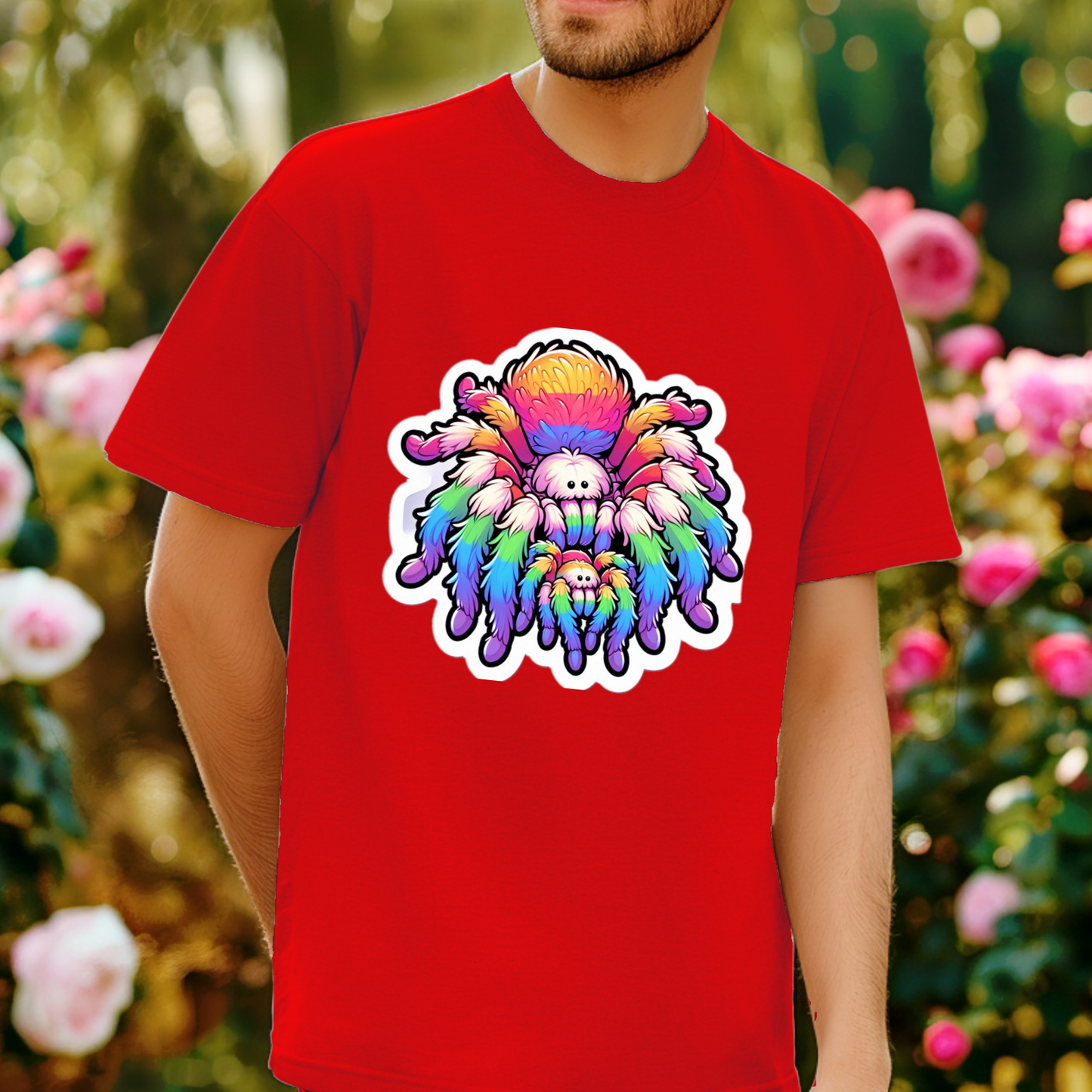 Rainbow Animals T-Shirt Collection: Tarantulas