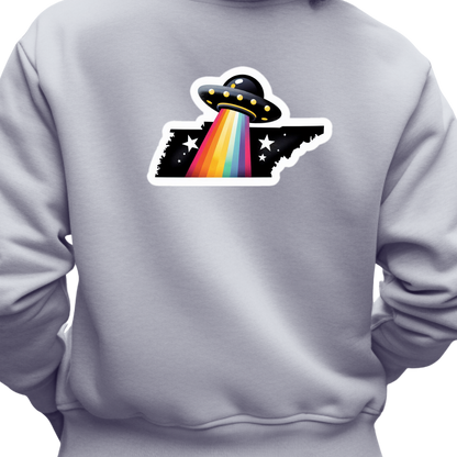 Tennessee PRIDE Sweatshirt On The Back