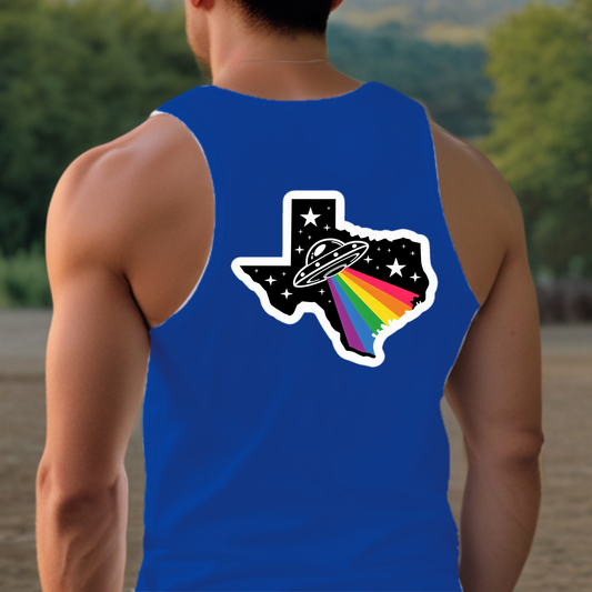 Texas Pride Tank  - Back Print