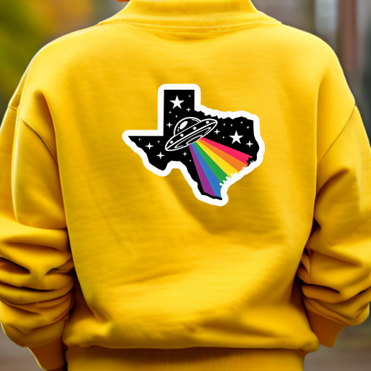 Texas PRIDE Sweatshirt On the Back