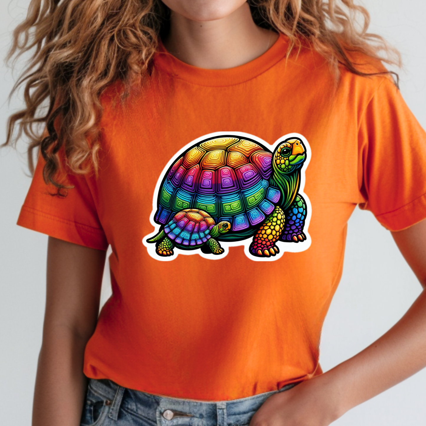 Rainbow Animals T-Shirt Collection: Tortoises