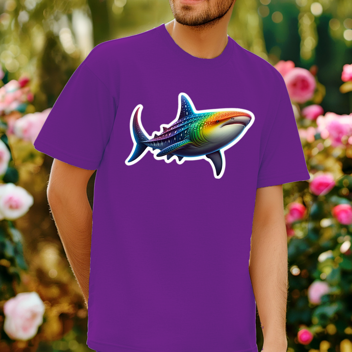 Rainbow Animals T-Shirt Collection: Whale Shark