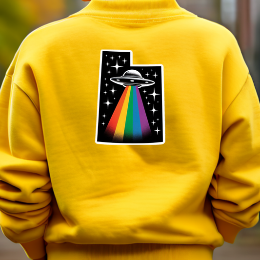 Utah PRIDE Sweatshirt On the Back