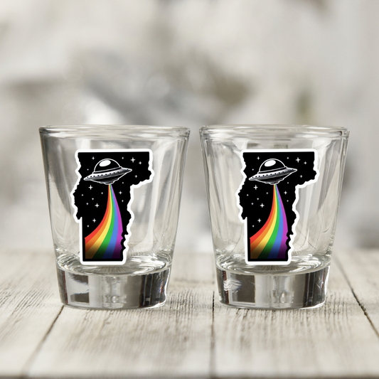 Vermont PRIDE Shot Glasses