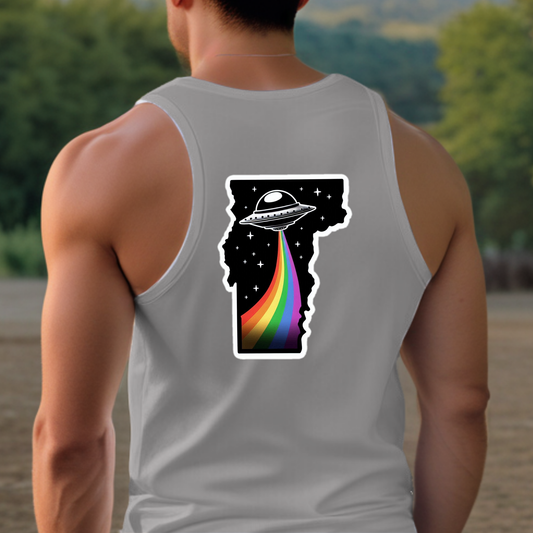 Vermont State Pride Tank Top - Back Print