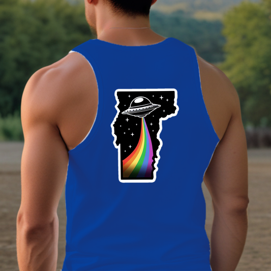 Vermont State Pride Tank Top - Back Print