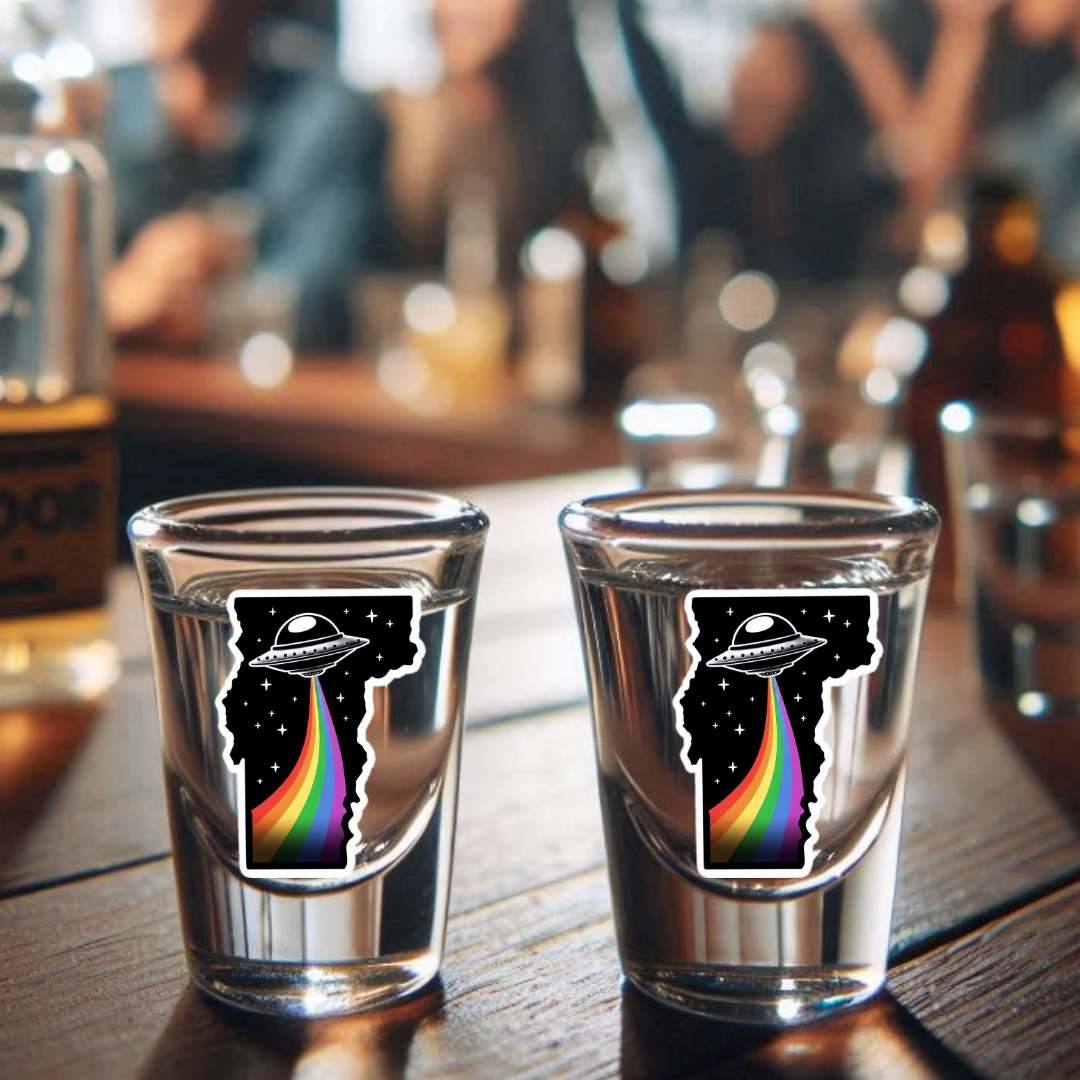 Vermont PRIDE Shot Glasses