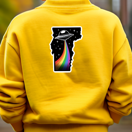 Vermont PRIDE Sweatshirt - On the Back