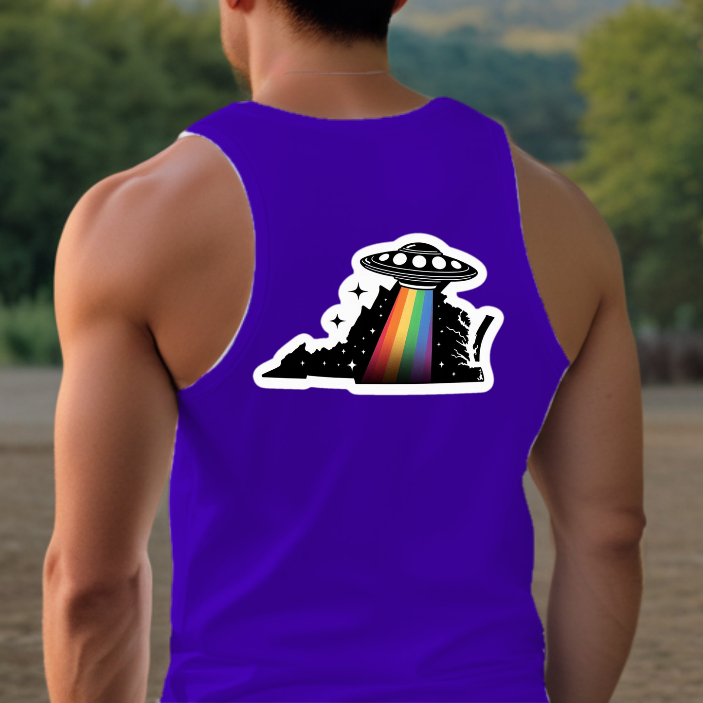 Virginia Pride Tank Top - Back Print