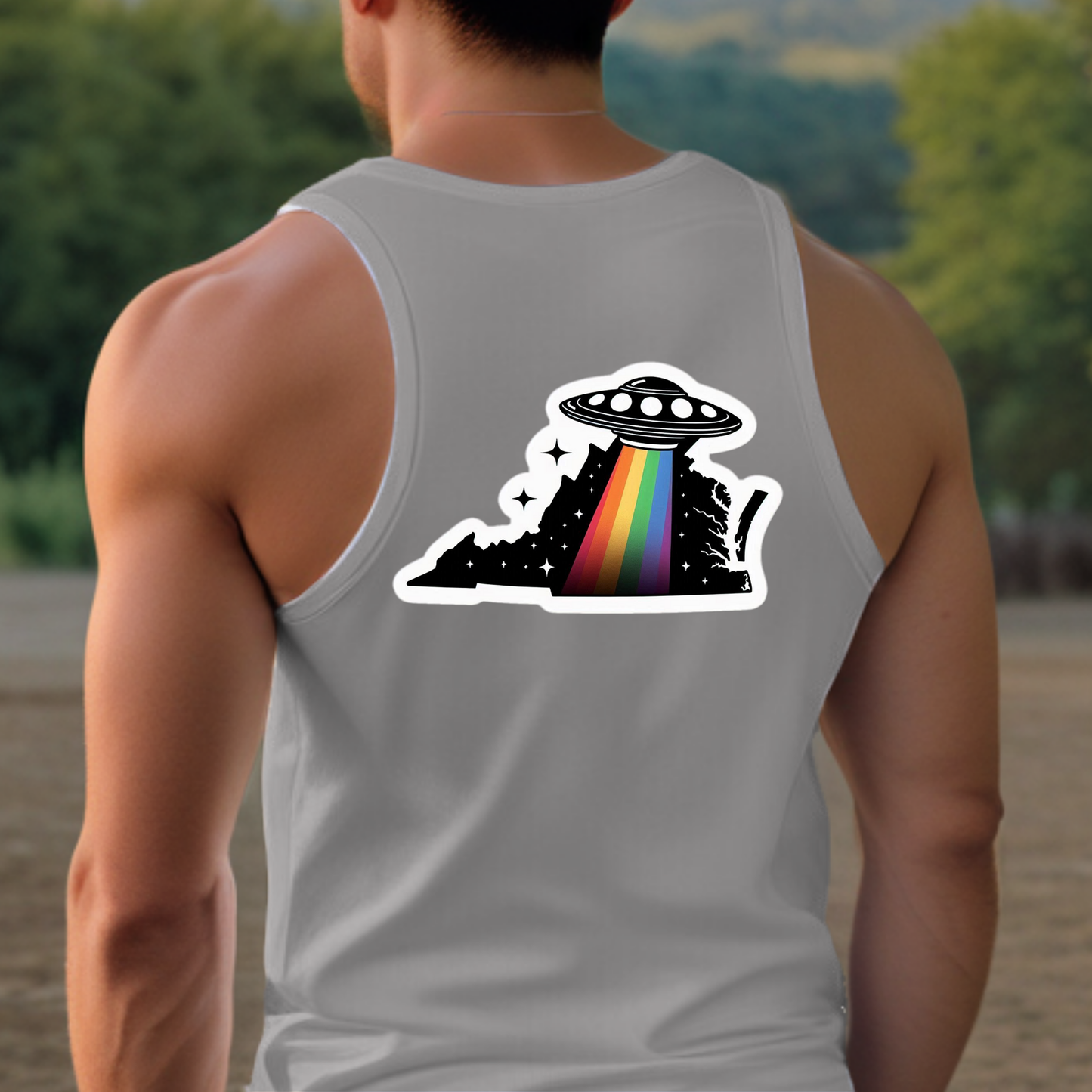 Virginia Pride Tank Top - Back Print