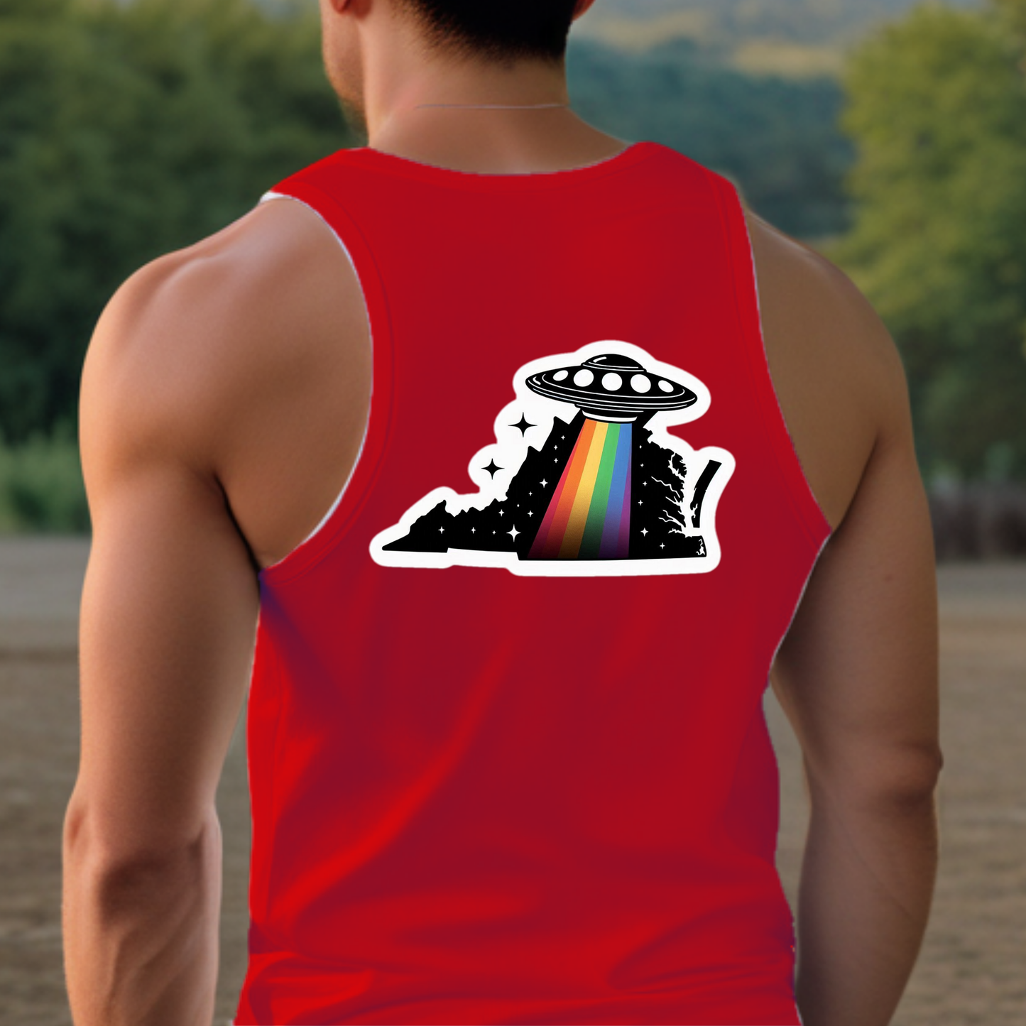 Virginia Pride Tank Top - Back Print