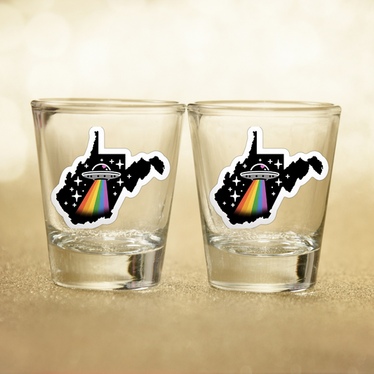 PRIDE West Virginia Shot Glass