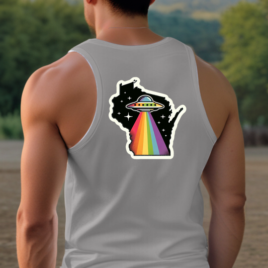 Wisconsin Pride Tank Top - Back Print