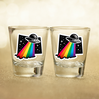 PRIDE Wyoming Shot Glasses