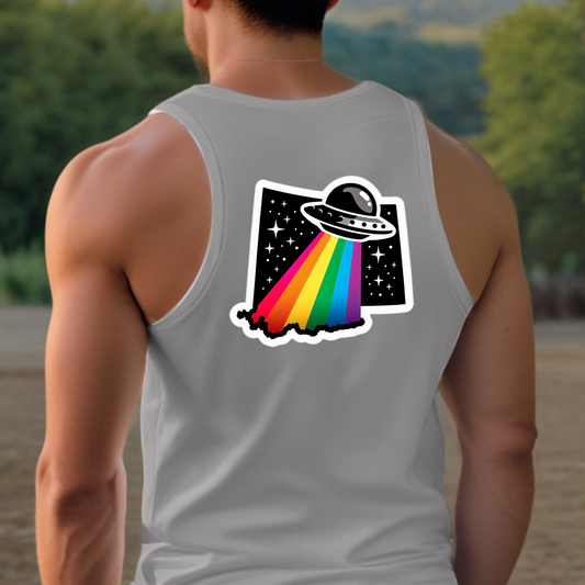 Wyoming Pride Tank Top - Back Print