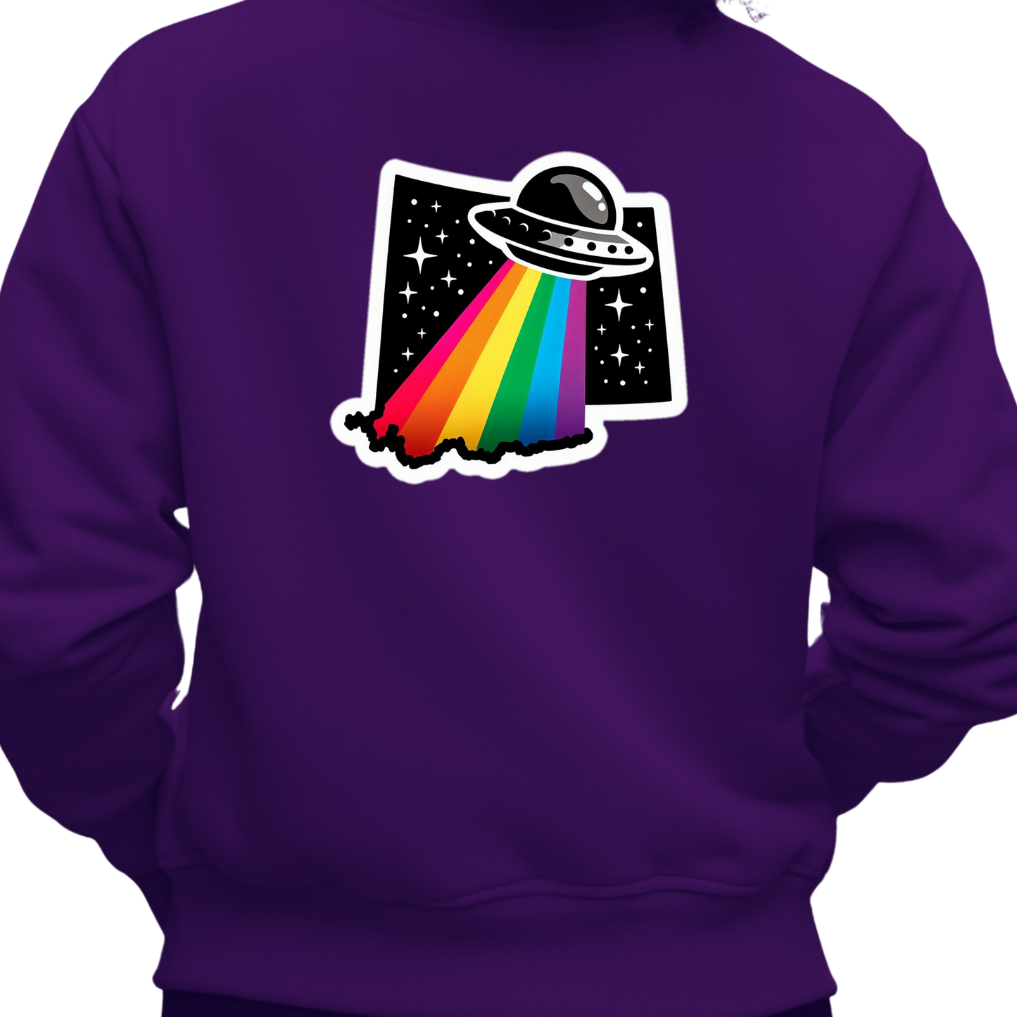 Wyoming PRIDE Sweatshirt On The Back