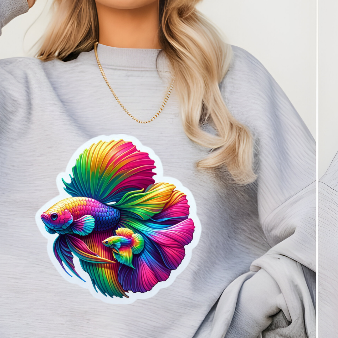 Rainbow Betta Unisex Soft T-Shirt