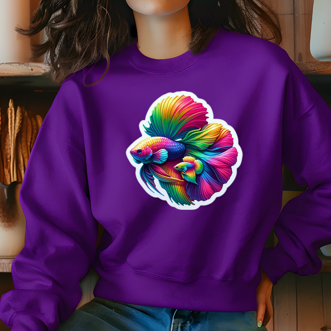 Rainbow Betta Unisex Soft T-Shirt