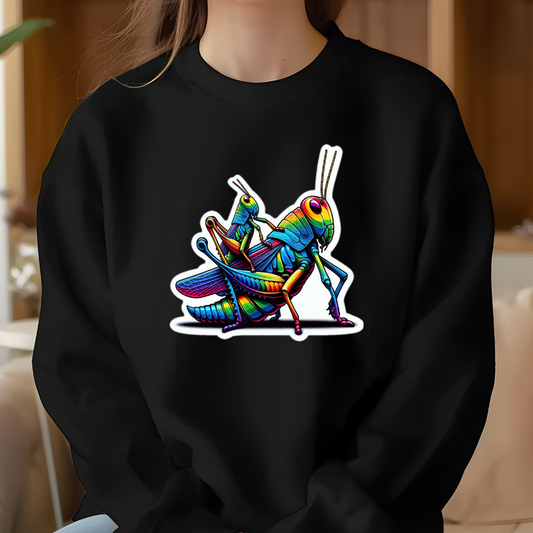 Rainbow Grasshoppers Crewneck Sweatshirt