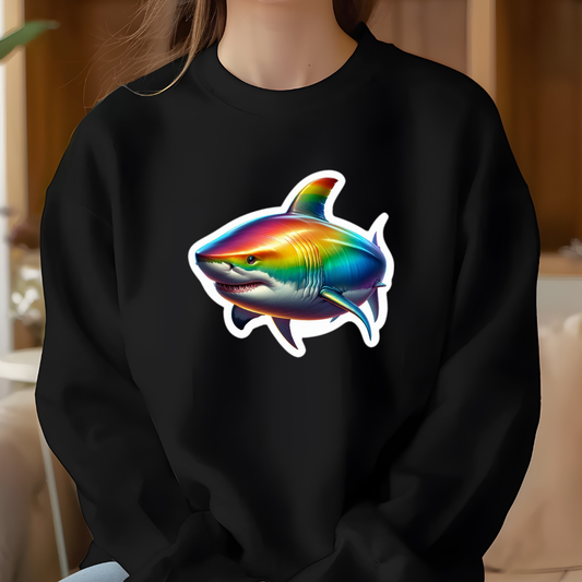 Rainbow Great White Crewneck Sweatshirt