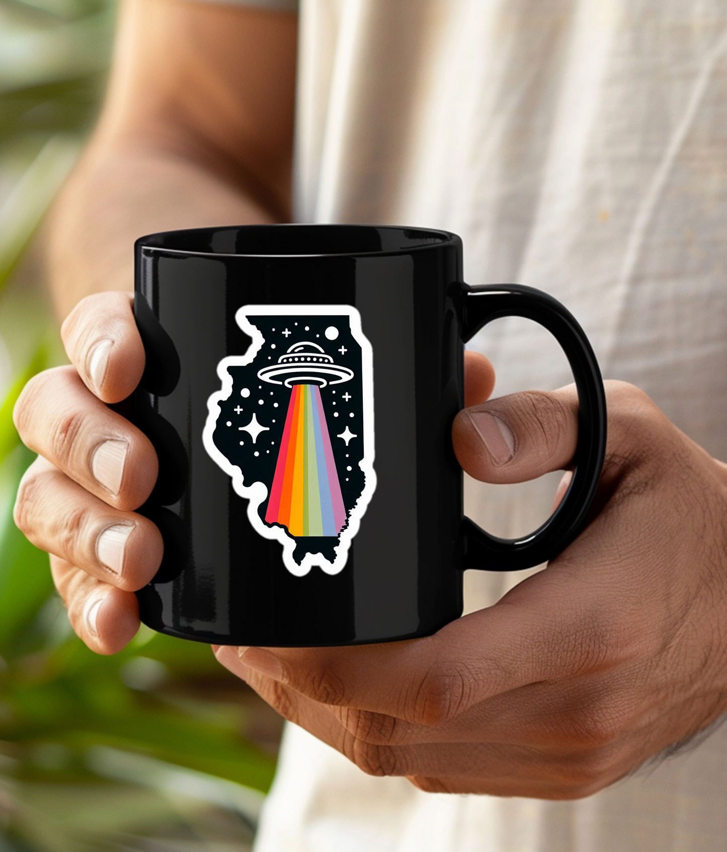 Illinois Alien Pride Mug