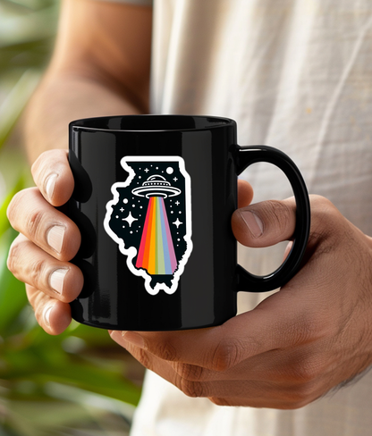 Illinois Alien Pride Mug