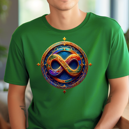 Celtic Design Infinity Symbol Unisex Soft style T-Shirt