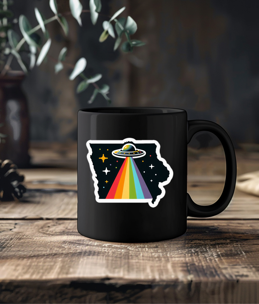 Iowa Alien Pride Mug