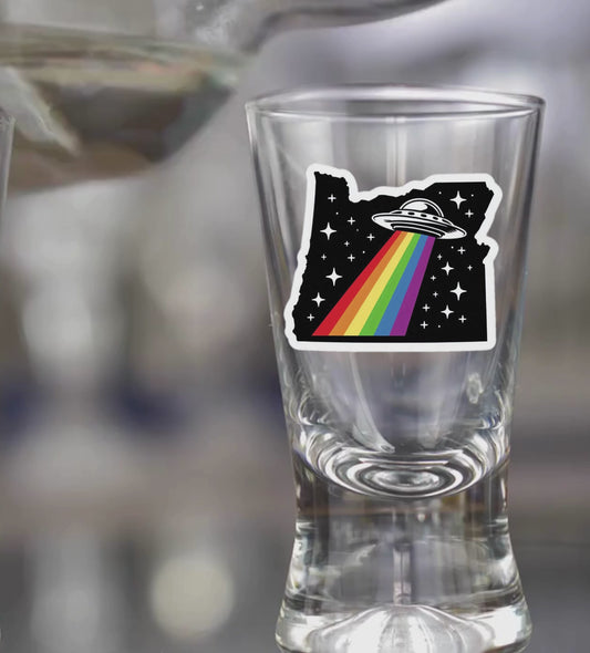 Oregon PRIDE Shot Glass