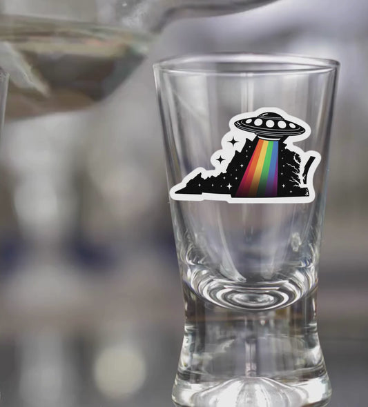 PRIDE Virginia Shot Glasses