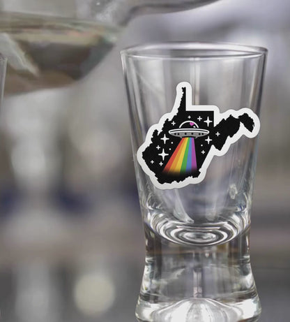 PRIDE West Virginia Shot Glass