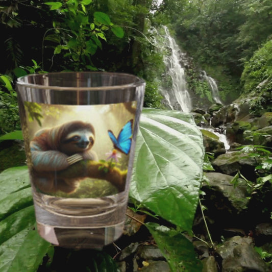 Costa Rican Sloth Shot Glass