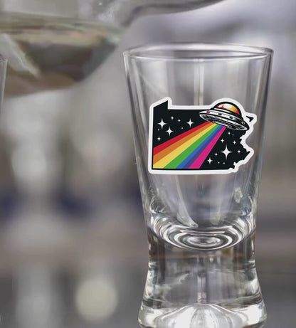 Pennsylvania PRIDE Shot Glass