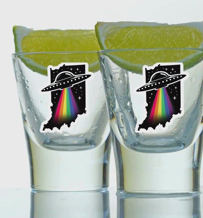 PRIDE Indiana Shot Glass