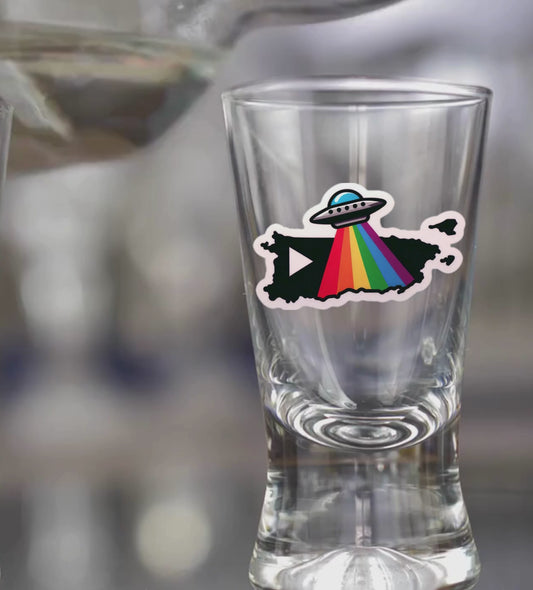 PRIDE Puerto Rico Shot Glasses