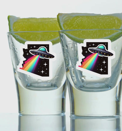 PRIDE Arizona Shot Glasses