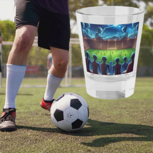 Futbol is Universal Shot Glass