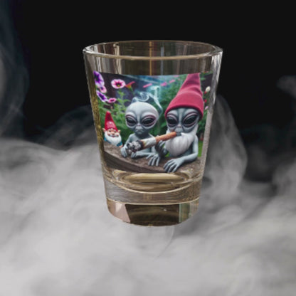 Bad Influence Alien Gnome Shot Glass