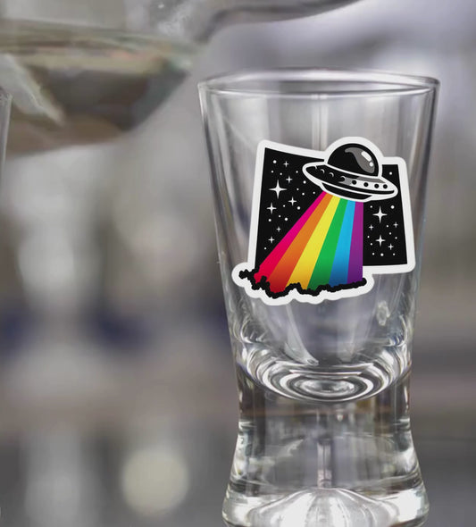 PRIDE Wyoming Shot Glasses