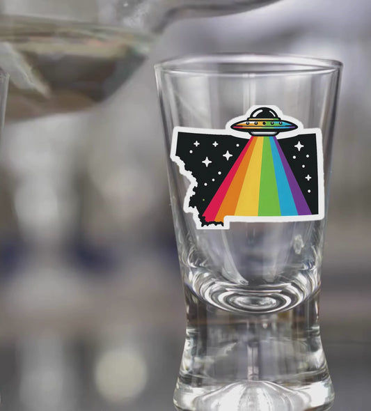 PRIDE Montana Shot Glass