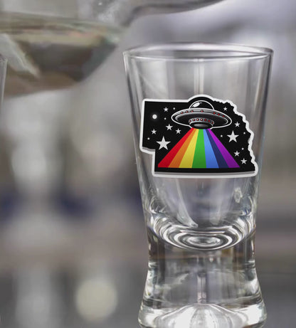 PRIDE Nebraska Shot Glasses