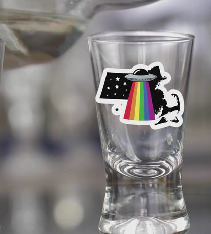 PRIDE Massachusetts Shot Glasses